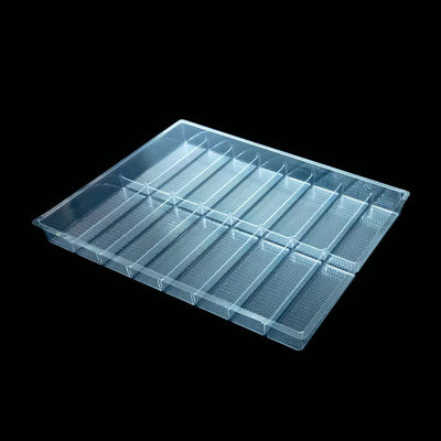 Embalagem em bolhas de PET transparente para bandeja de cubos de gelo Caixa de plástico resistente ao frio OEM Bloco de gelo