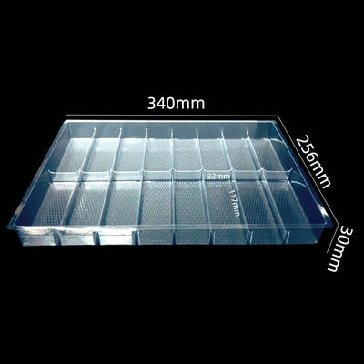 Embalagem em bolhas de PET transparente para bandeja de cubos de gelo Caixa de plástico resistente ao frio OEM Bloco de gelo
