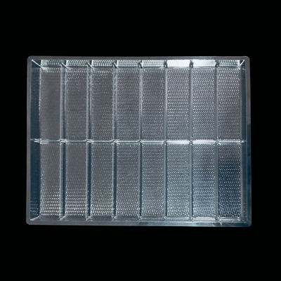 Embalagem em bolhas de PET transparente para bandeja de cubos de gelo Caixa de plástico resistente ao frio OEM Bloco de gelo