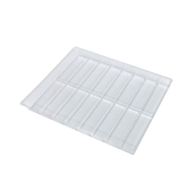 Embalagem em bolhas de PET transparente para bandeja de cubos de gelo Caixa de plástico resistente ao frio OEM Bloco de gelo