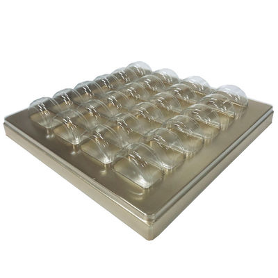 Caixa de plástico Blister Tray com tampa para macarrão biscoitos doces e certificado ISO9001