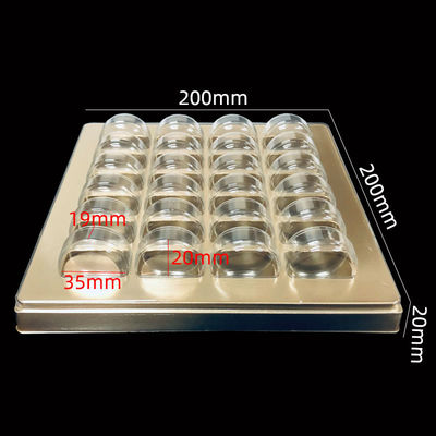 Caixa de plástico Blister Tray com tampa para macarrão biscoitos doces e certificado ISO9001