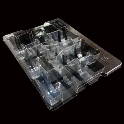 Caixa de bolhas de PET transparente para componentes de material de embalagem de plástico reciclável