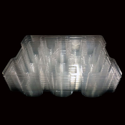 Caixa de bolhas de PET transparente para componentes de material de embalagem de plástico reciclável