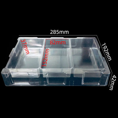 Material PET personalizado Embalagem de alimentos Blister Insert Tray para Jelly Food Industrial
