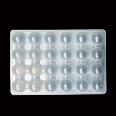 OEM ODM Blister Natural Branco de PP para Bolas de Polvo Bolas de Carne Espessura 0,2-2,0 mm