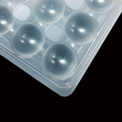 OEM ODM Blister Natural Branco de PP para Bolas de Polvo Bolas de Carne Espessura 0,2-2,0 mm