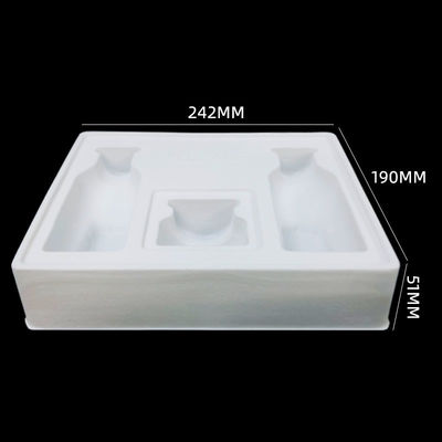 PS Velvet Cosmetic Insert Tray para kit de cuidados com a pele de 3 peças Material de qualidade industrial