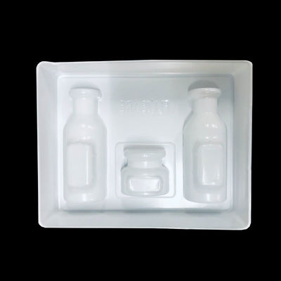 PS Velvet Cosmetic Insert Tray para kit de cuidados com a pele de 3 peças Material de qualidade industrial