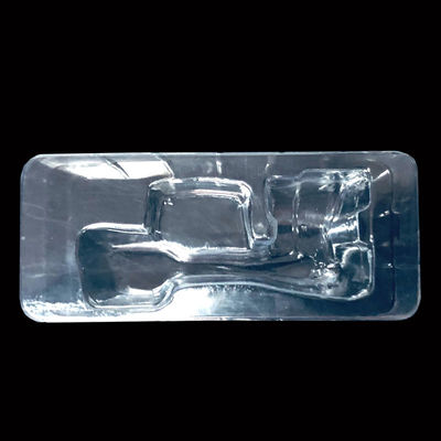 Tela de inserção de bolhas de PET transparente personalizada para ferramentas de maquiagem de frasco de pó de unhas de cromo