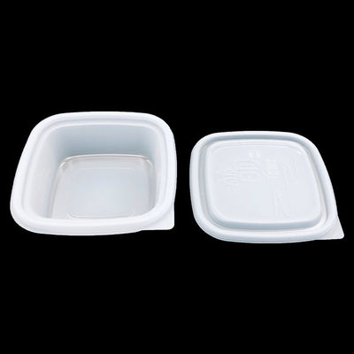 Recipiente de plástico de qualidade alimentar adaptado ao microondas para sopa deli