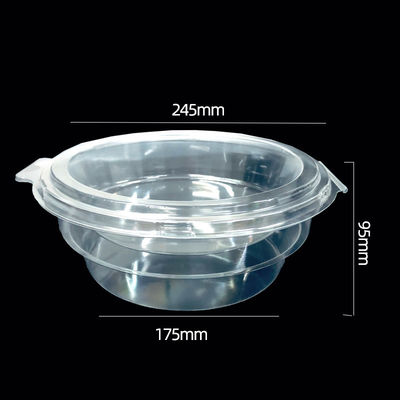 Encomenda personalizada aceita PET transparente concha de plástico com dobradiças embalado em bolhas
