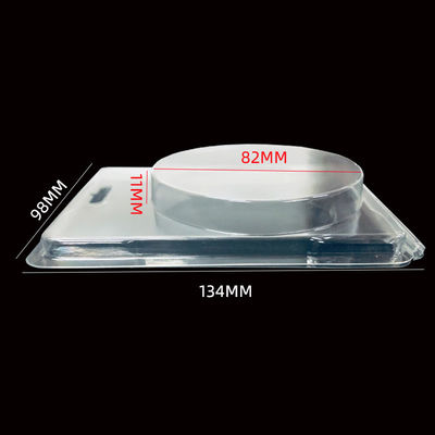 Embalagem de plástico PET transparente com dobradiças Blister de carapaça para unhas falsas ISO9001 aprovado