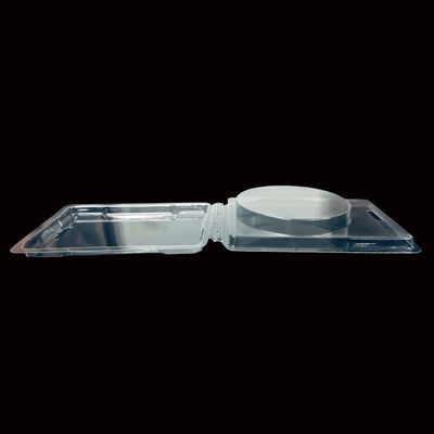 Embalagem de plástico PET transparente com dobradiças Blister de carapaça para unhas falsas ISO9001 aprovado