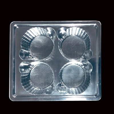 Grade 4 de alimentos Caixas de plástico de embalagem para cupcakes descartáveis Muffins Tipo de plástico PET