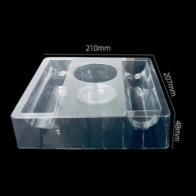 Embalagem cosmética de forma e tamanho personalizáveis Caixa de bolhas PET transparente para cuidados com a pele Kit