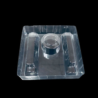Embalagem cosmética de forma e tamanho personalizáveis Caixa de bolhas PET transparente para cuidados com a pele Kit