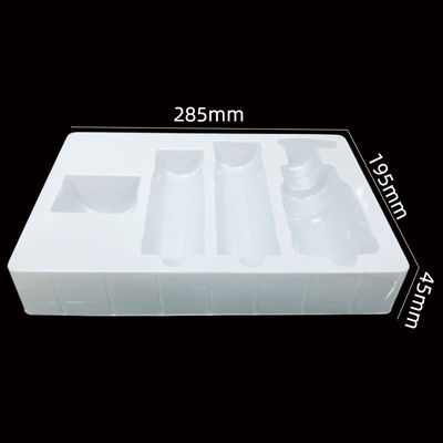 Caixinha de plástico de luxo personalizada de cosméticos industriais para SH-0126 PET Blister Insert Tray
