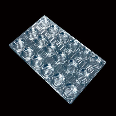Encomenda personalizada aceita SH-0263 PET Clear Vacuum Forming Molded Tray para bebida blanda chá Boba