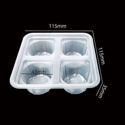 Embalagem de bolhas de PP resistente ao frio personalizada para bolas de peixe bolas de carne