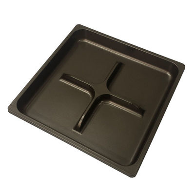 Embalagem de plástico resistente ao frio de qualidade alimentar bandeja de bolhas de cor âmbar para donuts mooncake