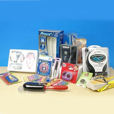 Blister deslizante de PET transparente reciclável de espessura personalizada0,2-2mm