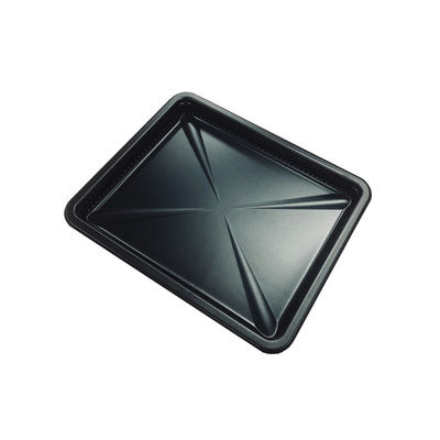 Placa de alimentação de plástico resistente ao frio Placa preta de bolhas de PP para fatias de carne de bovino
