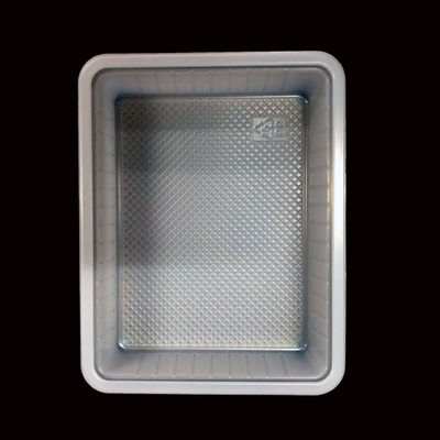 Nature White PP Blister Tray para bolo de arroz de padaria Embalagem personalizável de microondas