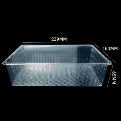 Caixas de plástico PET transparentes Blister Tray para pão Padaria Muffin Salada de bolo personalizado
