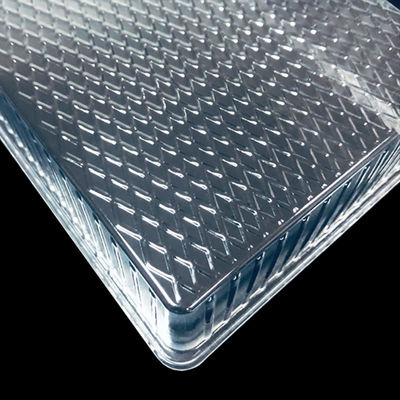 Caixas de plástico PET transparentes Blister Tray para pão Padaria Muffin Salada de bolo personalizado