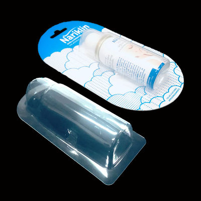 PET transparente Full Face Seal Blister de selo térmico para pulverizador nasal Embalagem OEM robusta