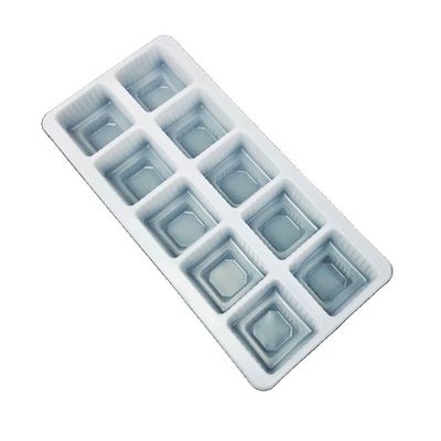 Área de produção de 39000m2 Custom Oito secções bandeja de bolhas de PP para mini bolo cupcake