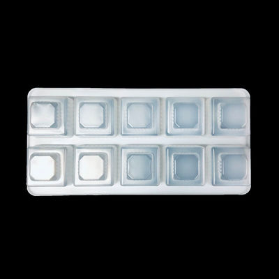 Área de produção de 39000m2 Custom Oito secções bandeja de bolhas de PP para mini bolo cupcake