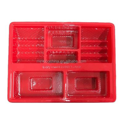 Matt Lamination PET Food Container Blister Packaging Tray para Biscoito Biscoito Cracker