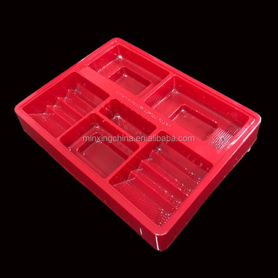 Matt Lamination PET Food Container Blister Packaging Tray para Biscoito Biscoito Cracker