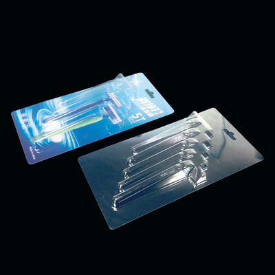 ISO9001 ISO14001 Embalagens em bolhas de PET transparente e selante para produtos de cuidados pessoais