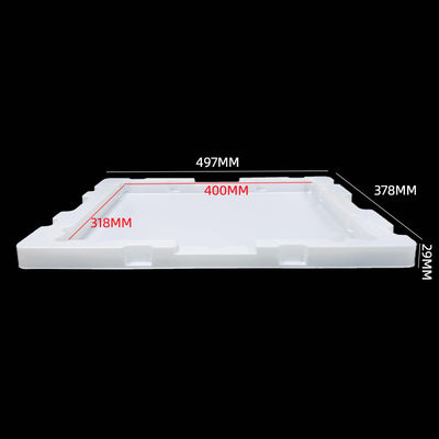 Forma e tamanho personalizáveis -Blister White PS Blister Turnover Tray para componentes eletrônicos