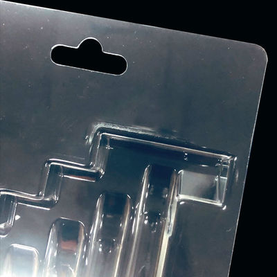 ISO9001 ISO14001 Embalagens em bolhas de PET transparente e selante para produtos de cuidados pessoais